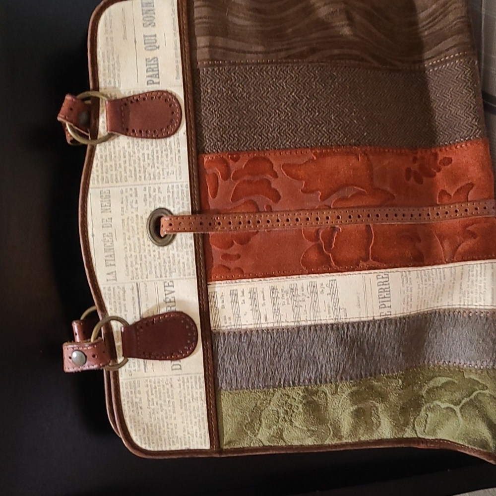 Jamin Puech suede leather bag
